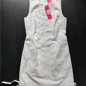 Lilly Pulitzer White Sheath Mini Dress
